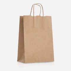 Bolsa de papel kraft marrón