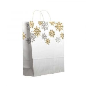 Bolsa de Papel decorada para Navidad